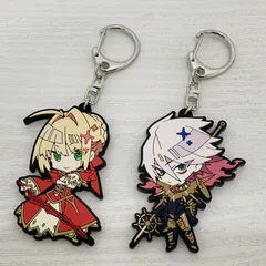 Fate/EXTELLA つながるラバーストラップコレクション ネロ・クラウディウス（赤セイバー）ランサー/カルナ ２個セット