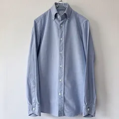 BOLZONELLA オックスフォード ボタンダウンシャツ  サックスブルー サイズ37 (S) イタリア製 / ボルゾネッラ