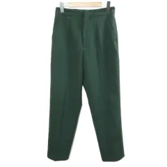 ルルウィルビー Loulou Willoughby テーパード パンツ ストレッチ 2 M相当 緑 グリーン /X