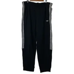 【中古】　adidas　スウェットパンツ　イージーパンツ　裏毛　ウエストゴム　ドローストリング　スポーツ　古着　/7004