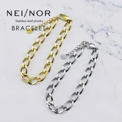 【新品】 Nei/nor ブレスレット 腕輪 お肌に優しい つけっぱなしok サージカルステンレス 316L ジェンダーレス ファッション アクセサリー 錆に強い 変色しにくい スキンジュエリー 贈り物 プレゼント  0054