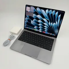 【送料無料】Apple MacBook Pro 14(2021, A2442) M1 Max / RAM 64GB / SSD 1TB / スペースグレー / 充放電回数 : 281 [MC162]