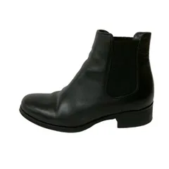 FABIO RUSCONI(ファビオルスコーニ) ショートブーツ 35 レディース - 黒 サイドゴア レザー