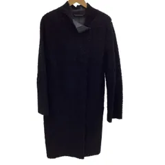 MAX MARA マックスマーラー レディース コート ボア 内側レザー SIZE 42 ブラック