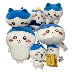186001 ハチワレ ぬいぐるみ BIG ふんばるず ちいかわ アミューズメント タグ付きあり 7点まとめ売り