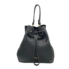 FURLA(フルラ) ハンドバッグ コスタンザ 黒 巾着型/2way レザー