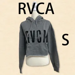 RVCA ルーカ トップス 長袖 パーカー フロントロゴ マフポケット AJ043-013 レディース メンズ ユニセックス グレー Sのサムネイル