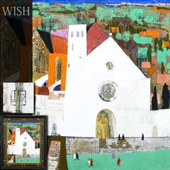 WISH】平山郁夫「西城の馬」複製画 6号 〇文化勲章 文化功労者 院展