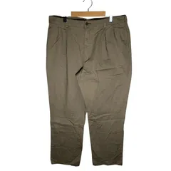 90's vintage 90年代 ヴィンテージ TOMMY HILFIGERトミー ヒルフィガー ツータック チノパン チノパンツ ボトムス ドミニカ共和国製 38×32サイズ ベージュ