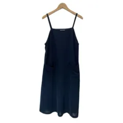 【中古】　i.s. ISSEY MIYAKE　キャミワンピース　80s vintage　80年代　キャミソール　ワンピース　ロング丈　レイヤード　無地　日本製　ドメスティック　古着　/2497のサムネイル