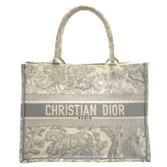 使用少/ギャラ有　クリスチャンディオール　Christian Dior　ブックトート　ミディアム　トワル ドゥ ジュイ　トートバッグ　レディース　A4収納可　4939