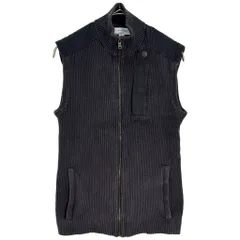 Calvin klein カルバンクライン リブニットベスト ブラック(メンズ S)中古 古着 X9455のサムネイル