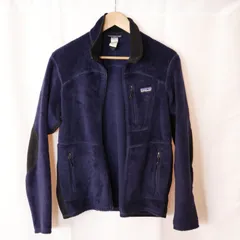 (^w^)b パタゴニア R2ジャケット 紺 XS【訳あり・ファスナー持ち手欠損】フリース OM11903WT