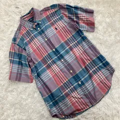 ラルフローレン　チェックシャツ　半袖