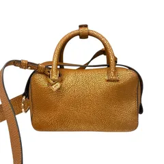 使用わずか　デルヴォー　DELVAUX　クールボックス ミニ　2way　ショルダーバッグ　ハンドバッグ　ミニボストンバッグ　ブロンズ　トップハンドル　トートバッグ　デルボー　レザー　レディース　ハイブランド　斜め掛け　クロスボディ　4938のサムネイル