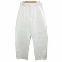 ユニクロ UNIQLO ：C 26SS バレルパンツ 1プリーツ ツイル ハイウエスト S ウエスト68-76cm オフホワイト 321-484875 /X