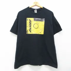 XL/古着 半袖 ヒップホップ ラップ Tシャツ メンズ ポストマローン コットン クルーネック 黒 26mar25