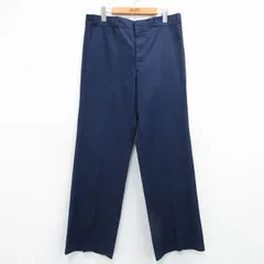 W34/古着 ワーク パンツ メンズ 90年代 90s USA製 紺 26mar25