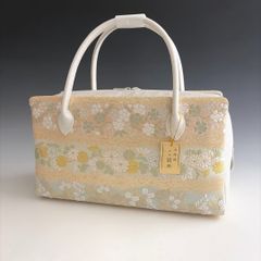 新品未使用 ！！特別セール！！京都 西陣 正絹 帯使用 利休バッグ