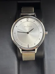 N 処分価格【中古腕時計】SKAGEN スカーゲン腕時計 アニータSKW2149 シルバー メッシュのサムネイル