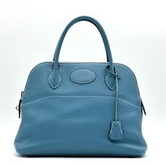 HERMES ボリード 35 ショルダーバッグ ブルージーン フィヨルド - メルカリ