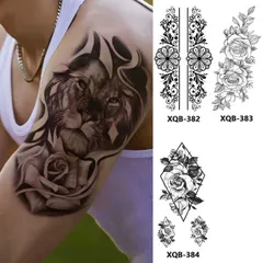 タトゥーシール 花 バラ 1枚単位での販売です