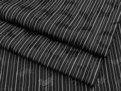 平和屋着物＊極上　夏物　お召　もじり織　白根沢　跳兎　黒地　逸品　CYAA4874s6