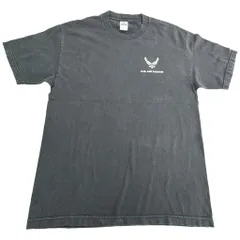 U.S.AIRFORCE 半袖Ｔシャツ ミリタリー ブラック(メンズ L)中古 古着 X9462