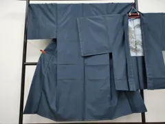 平和屋着物●極上　男性　本場大島紬　アンサンブル　キングサイズ　80亀甲　総詰め　逸品　未使用　CYAA4907s6