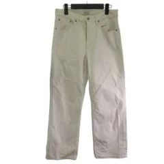 オーラリー AURALEE HARD TWIST DENIM 5P PANTS A00P01DM デニムパンツ ジーンズ ホワイト 白 30