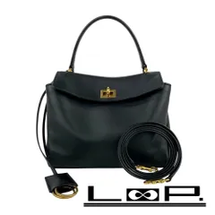 バレンシアガ ■美品■ ロデオ ハンド バッグ ミニ ショルダー 2WAY レザー GP ブラック ゴールド 795456【629068】5