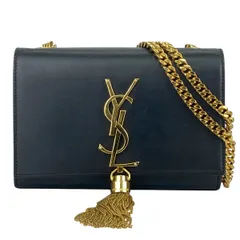 SAINT LAURENT サンローラン ケイト タッセル チェーンショルダーバッグ ショルダーバッグ 354120 レディース レザー ブラック 中古