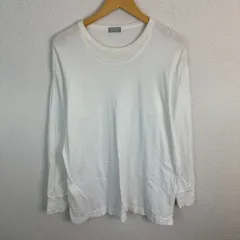 90s COMME des GARCONS HOMME コムデギャルソンオム ロンT 無地 ホワイト メンズ 古着 モード シンプルのサムネイル