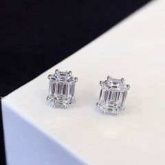 SJX W ダイヤモンド スクエア ピアス(片耳用) SINME シンメ ダイヤモンド スクエア ピアス（片耳） - メルカリ