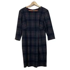 Max MaraWEEKEND(マックスマーラウィークエンド) ワンピース サイズS レディース美品  - ダークネイビー×グレー×レッドのサムネイル