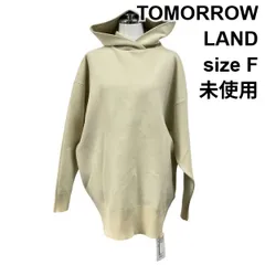 ◆ 未使用 トゥモローランド TOMORROWLAND パーカー トップス 長袖 段ボールニット イエローベージュ F M～L 9号～11号 レディース S6D439のサムネイル