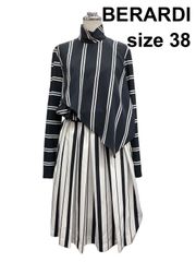 ◇ 美品 ロロピアーナ Loro Piana ニットチュニック ロング丈 半袖 U 