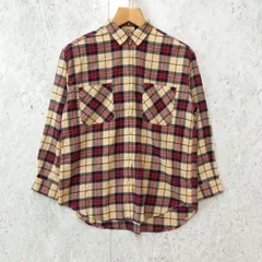 studio CLIP スタディオクリップ チェック柄 シャツ Yシャツ オーバーサイズ 羽織り ベージュ Mサイズ ◎、〇◇