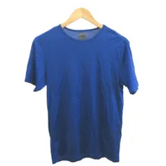 カルバンクライン CALVIN KLEIN Tシャツ M 青 ブルー 無地 ラウンドネック 半袖 /NP ■ECA004