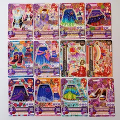 ④ 紅林珠璃 12枚セット フラウンススワロートップス ドラジェフェアリートップス ブルーシャワースカート サングリアスタースカート サングリアスターブーツ オーシャンヘクススカート オーシャンヘクスアクセ  ほか ／ アイカツ！Aikatsu！