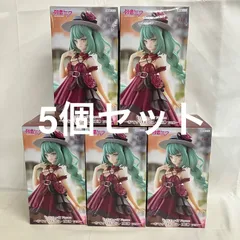 未開封 初音ミク Trio-Try-iT おでかけドレス レッドver. フィギュア 5個セット SF4844 c107