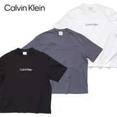 カルバン・クライン【Calvin Klein】40HM228 SS RLXD STANDARD LOGO CREWNK TEE Tシャツ ロゴ 半袖 トップス シンプル ベーシック メンズ レディース 綿 コットン