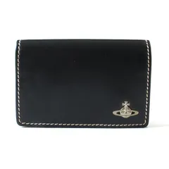 MWC26583 Vivienne Westwood ヴィヴィアンウエストウッド レザー カードケース 名刺入れ 名刺ケース ブラック 黒のサムネイル