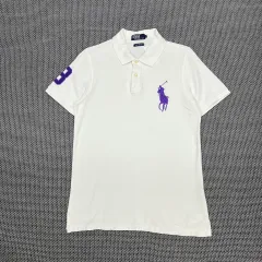 POLO RALPH LAUREN (ポロラルフローレン) 白 ビックポニー カラーTシャツ