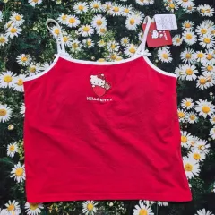 ハローキティ hello kitty 캡 付き ノースリーブ レディース L 新品