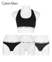 新品 未使用 並行輸入 Calvin Klein カルバンクライン 下着 Carousel レディース 上下セット cklset ブラック3ショーツセット2