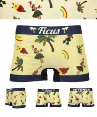 新品 未使用 FICUS×BETONES フィークス×ビトーンズ 下着 FICUS×BETONES メンズボクサーパンツ hula【メール便】 hulaのサムネイル