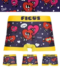 新品 未使用 FICUS×BETONES フィークス×ビトーンズ 下着 FICUS×BETONES メンズボクサーパンツ hula【メール便】 Luvsのサムネイル
