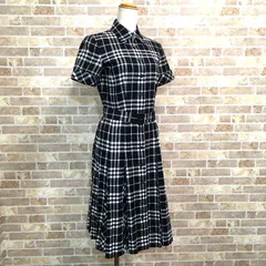 送料込み！ 極美品 BURBERRY LONDON ワンピース 36 チェック柄 624
