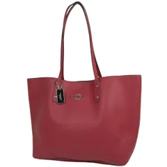 【在庫一掃】 コーチ COACH ロゴ トートバッグ 肩掛け トートバッグ レザー レッド F72673 レディース 【中古】